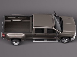 Chevrolet Silverado HD 2015 long 3D Model