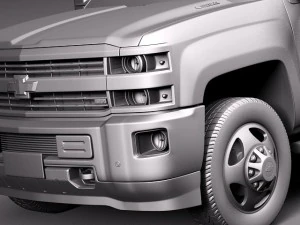 Chevrolet Silverado HD 2015 long 3D Model