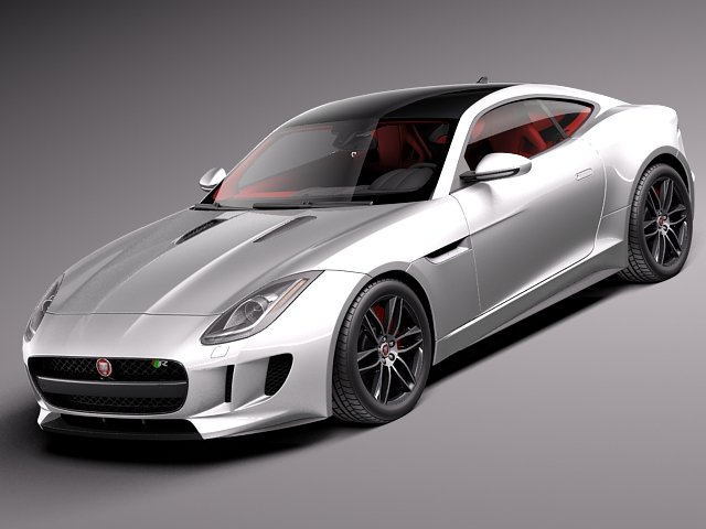 Jaguar F-type R Coupe 2015 3D मॉडल .c4d .max .obj .3ds .fbx .stl .blend 