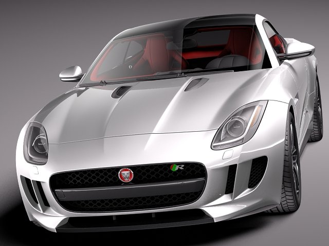 Jaguar FType R Coupe 2015 3D Model in Sport Cars 3DExport