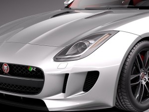 Jaguar F-type R Coupe 2015 3D मॉडल