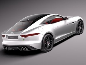Jaguar F-type R Coupe 2015 3D मॉडल
