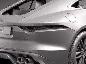 Jaguar F-type R Coupe 2015 3D मॉडल