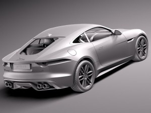 Jaguar F-type R Coupe 2015 3D मॉडल