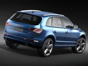 Audi Q5 2009 3D Model