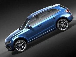 Audi Q5 2009 3D Модель