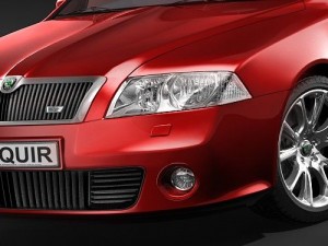 Skoda Octavia RS Sedan 3D 모델