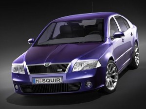 Skoda Octavia RS Sedan 3D 모델