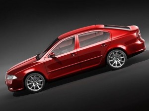 Skoda Octavia RS Sedan 3D 모델