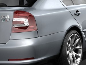 Skoda Octavia RS Sedan 3D 모델