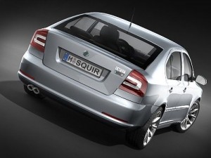 Skoda Octavia RS Sedan 3D 모델