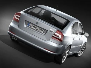 Skoda Octavia RS Sedan 3D Model