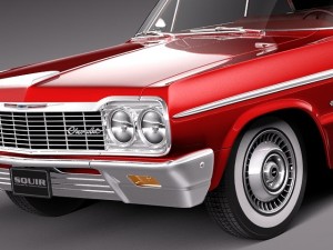 Chevrolet Impala Coupe 1964 3D Model
