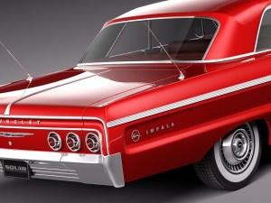 Chevrolet Impala Coupe 1964 3D Model