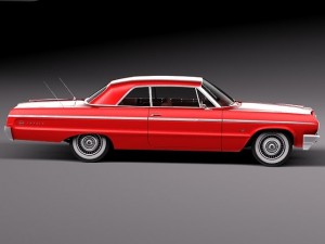 Chevrolet Impala Coupe 1964 3D Model