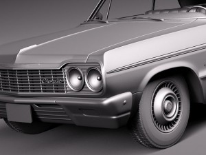 Chevrolet Impala Coupe 1964 3D Model