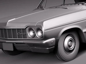 Chevrolet Impala Coupe 1964 3D Model