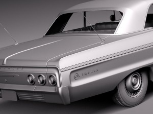 Chevrolet Impala Coupe 1964 3D Model