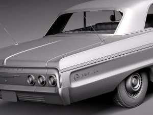 Chevrolet Impala Coupe 1964 3D Model