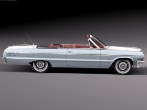 Chevrolet Impala Convertible 1964 3Dモデル