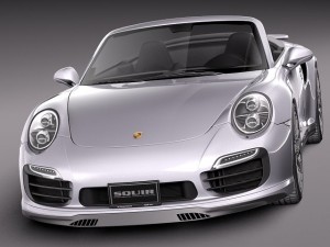 Porsche 911 Turbo Cabriolet 2014 Modelo 3D