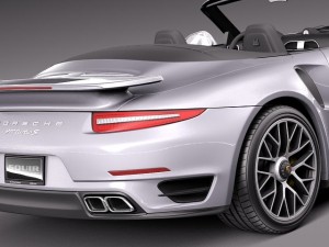 Porsche 911 Turbo Cabriolet 2014 Modelo 3D