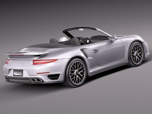 Porsche 911 Turbo Cabriolet 2014 Modelo 3D