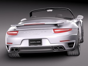 Porsche 911 Turbo Cabriolet 2014 Modelo 3D