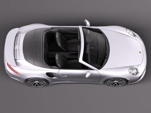 Porsche 911 Turbo Cabriolet 2014 Modelo 3D