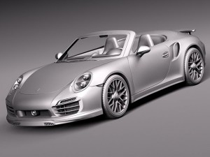 Porsche 911 Turbo Cabriolet 2014 Modelo 3D