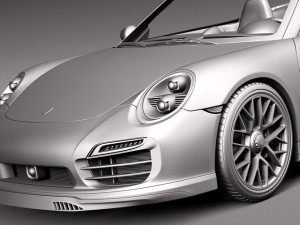 Porsche 911 Turbo Cabriolet 2014 Modelo 3D