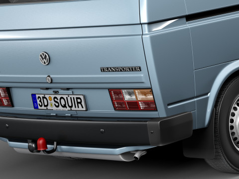 Volkswagen T3 Van 1979-1988 3D Model