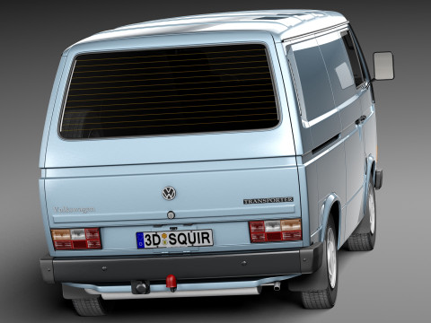 Volkswagen T3 Van 1979-1988 3D Model