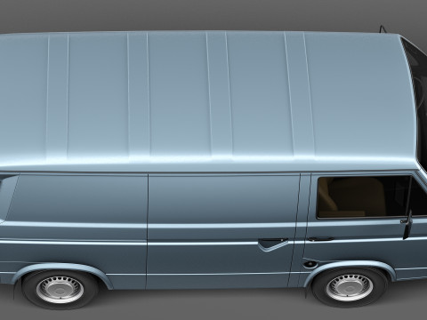 Volkswagen T3 Van 1979-1988 3D Model