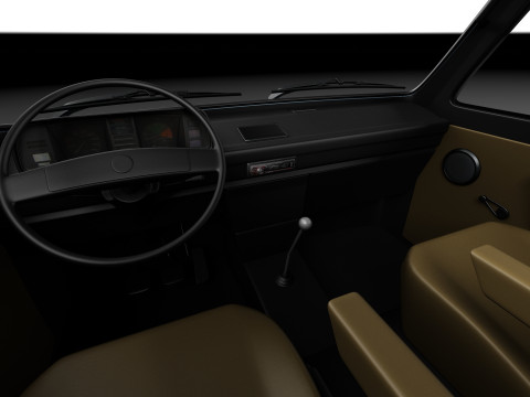 Volkswagen T3 Van 1979-1988 3D Model