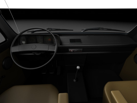 Volkswagen T3 Van 1979-1988 3D Model