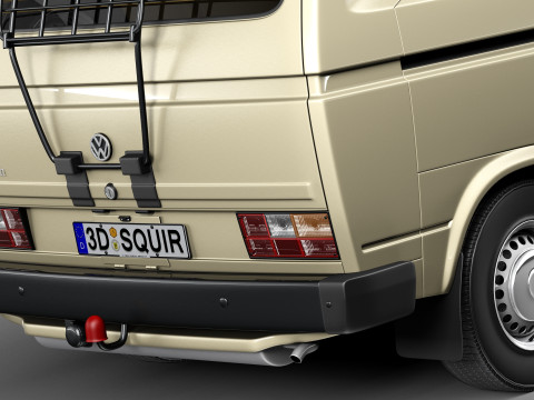 Volkswagen T3 Passenger 1979-1988 3D Model
