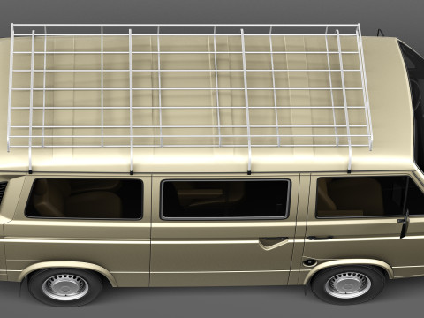 Volkswagen T3 Passenger 1979-1988 3D Model