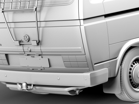 Volkswagen T3 Passenger 1979-1988 3D Model
