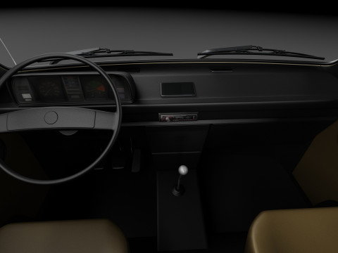 Volkswagen T3 Passenger 1979-1988 3D Model
