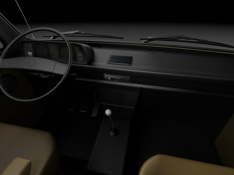 Volkswagen T3 Passenger 1979-1988 3D Model