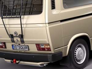 Volkswagen T3 Passenger 1979-1988 Model 3D