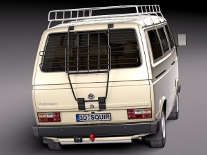 Volkswagen T3 Passenger 1979-1988 Model 3D