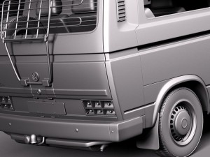 Volkswagen T3 Passenger 1979-1988 Model 3D