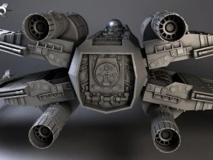 Star Wars Xwing Fighter 3D Model