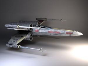 Star Wars Xwing Fighter 3D Model