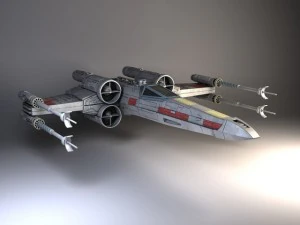 Star Wars Xwing Fighter 3D Model