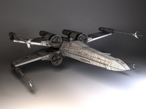 Star Wars Xwing Fighter 3D Model