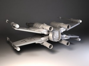 Star Wars Xwing Fighter 3D Model