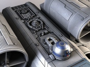 Star Wars Xwing Fighter 3D Model